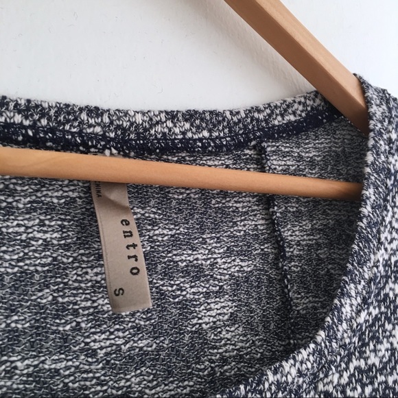 ENTRO |Knit Lace Cottagecore Sharkbite Hem Sweater - Picture 4 of 4